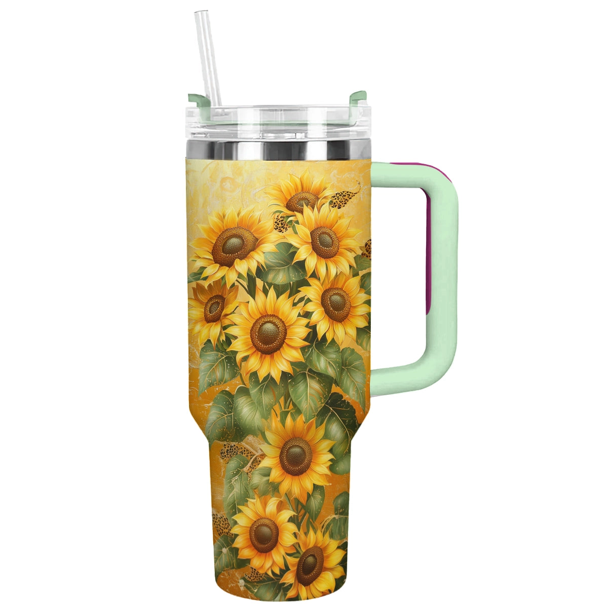 Shineful Tumbler Sunflower Golden Bloom Elegance