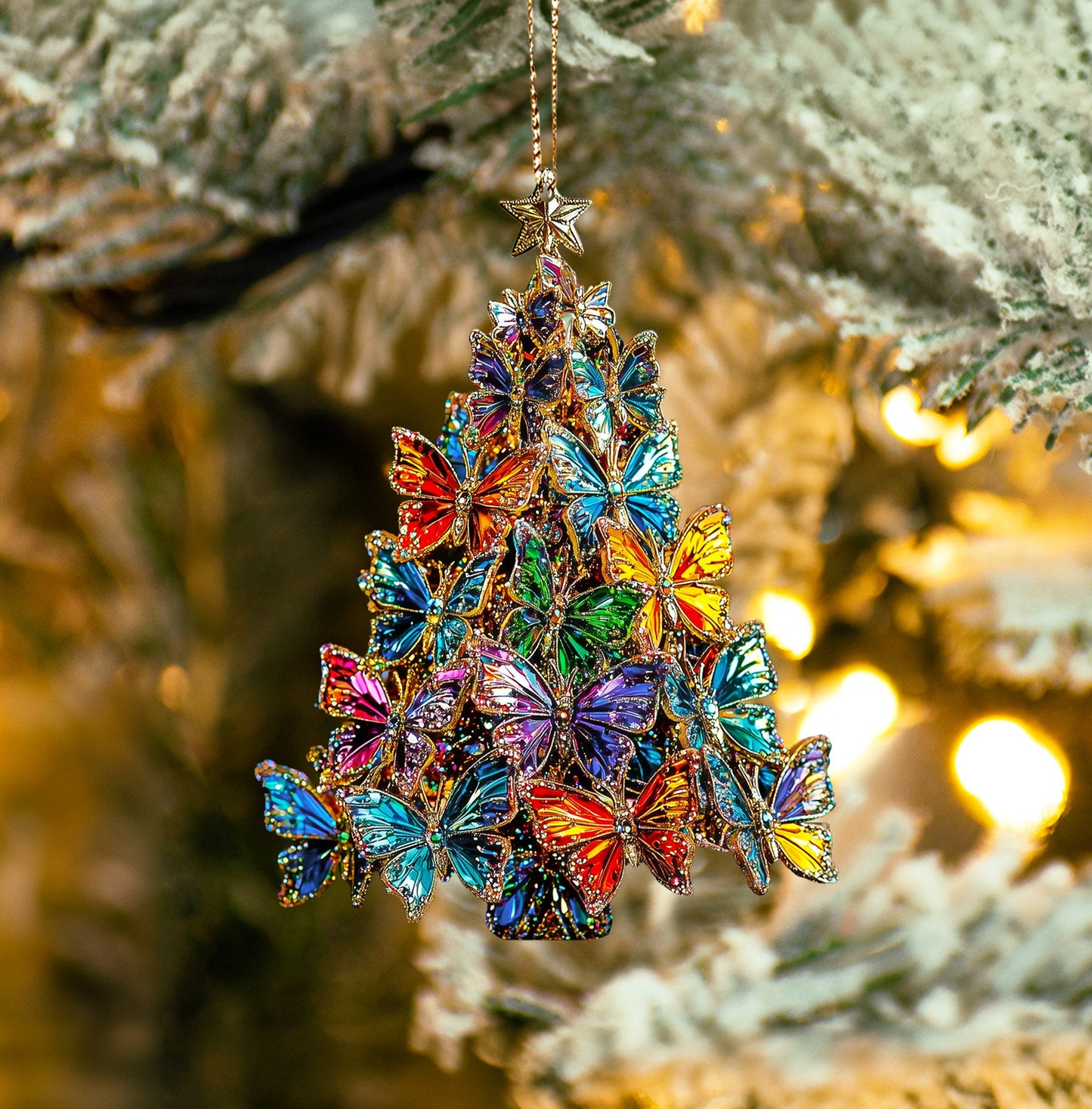 Shineful 2D Acrylic Ornament Twinkling Butterflies Bliss