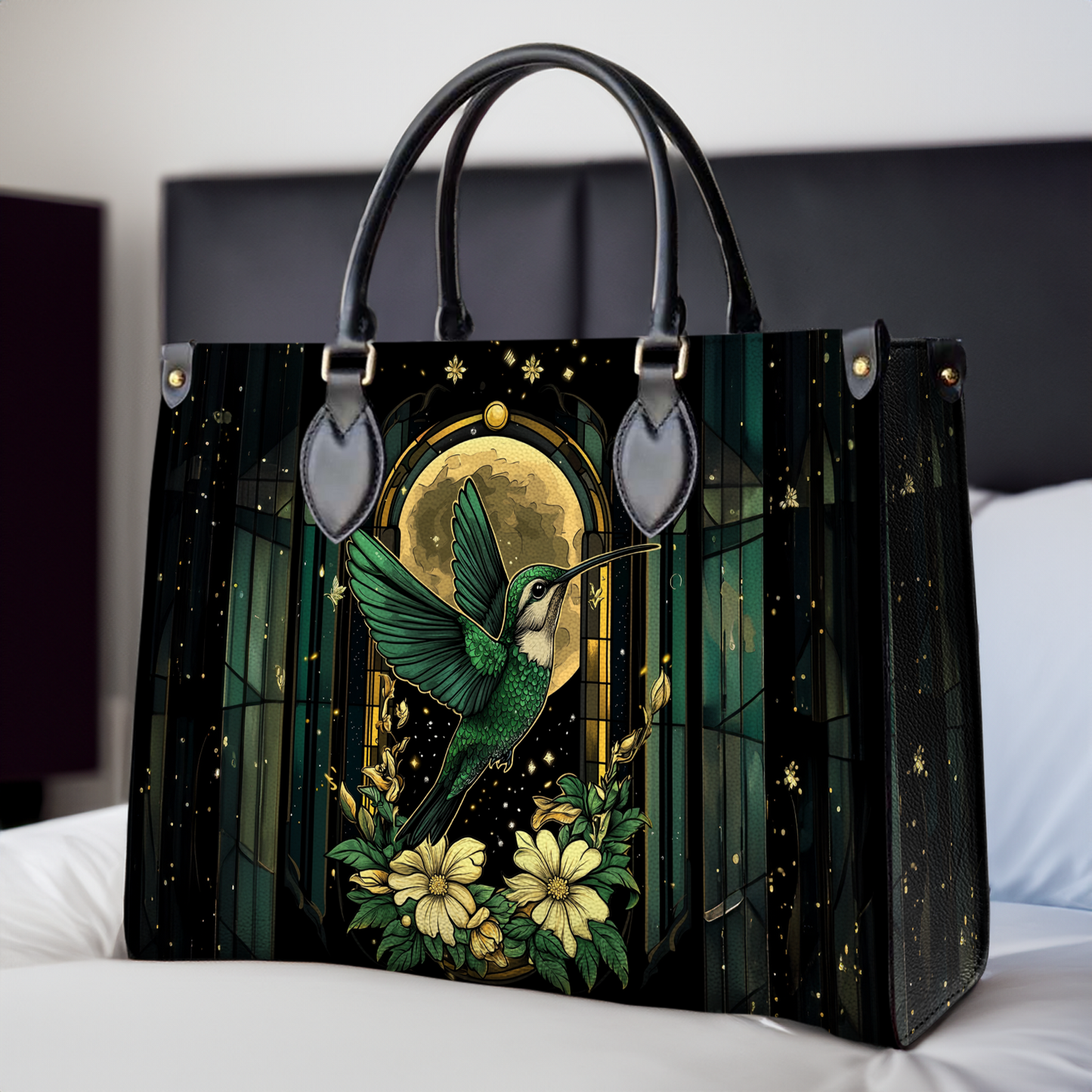 Shineful Leather Bag Moonlit Hummingbird