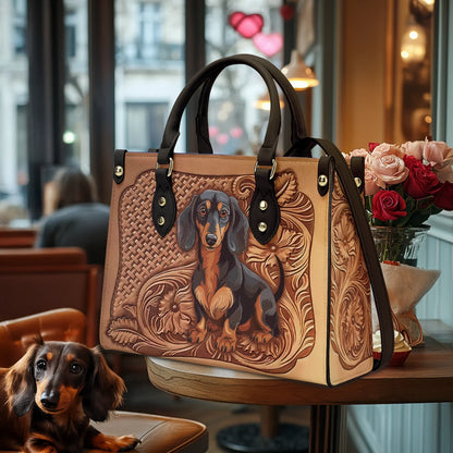 Shineful Leather Bag Dachshund Strength