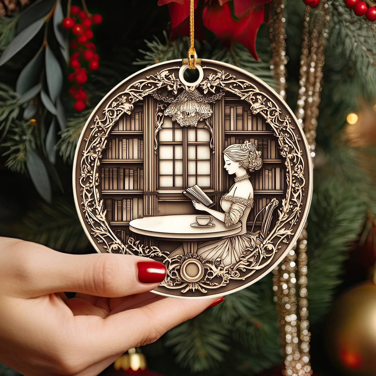 Shineful 2D Acrylic Ornament Literary Love