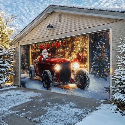 Shineful Garage Door Banner Decoration - Holiday Christmas Car