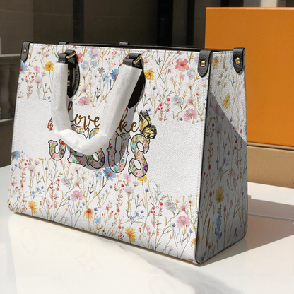 Sac en cuir brillant Blooming Faith