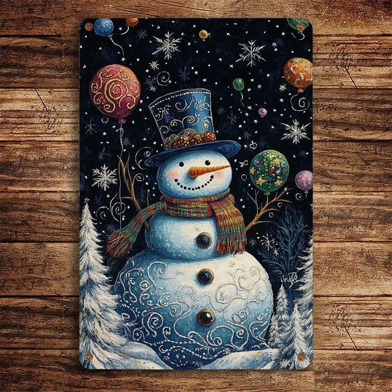 Shineful 2D Metal Sign Frosty Cheer