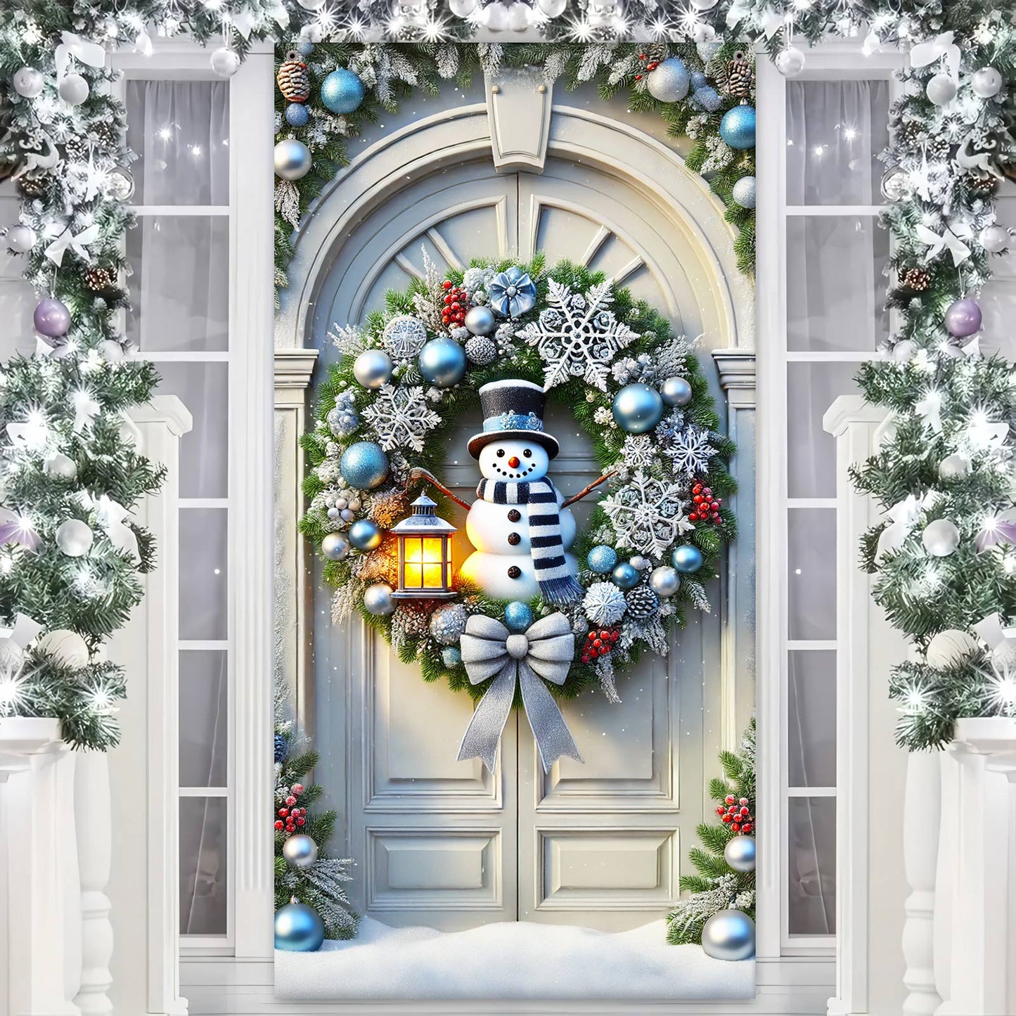 Shineful Door Cover Season’s Greetings