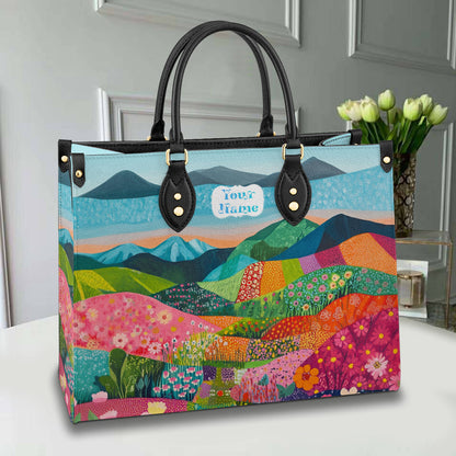 Shineful Leather Bag Vibrant Hills