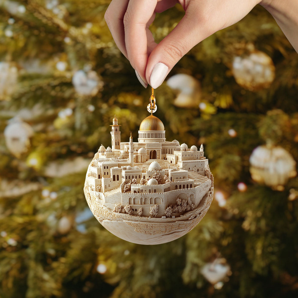 Shineful 2D Acrylic Ornament - Eternal Jerusalem City of Faith