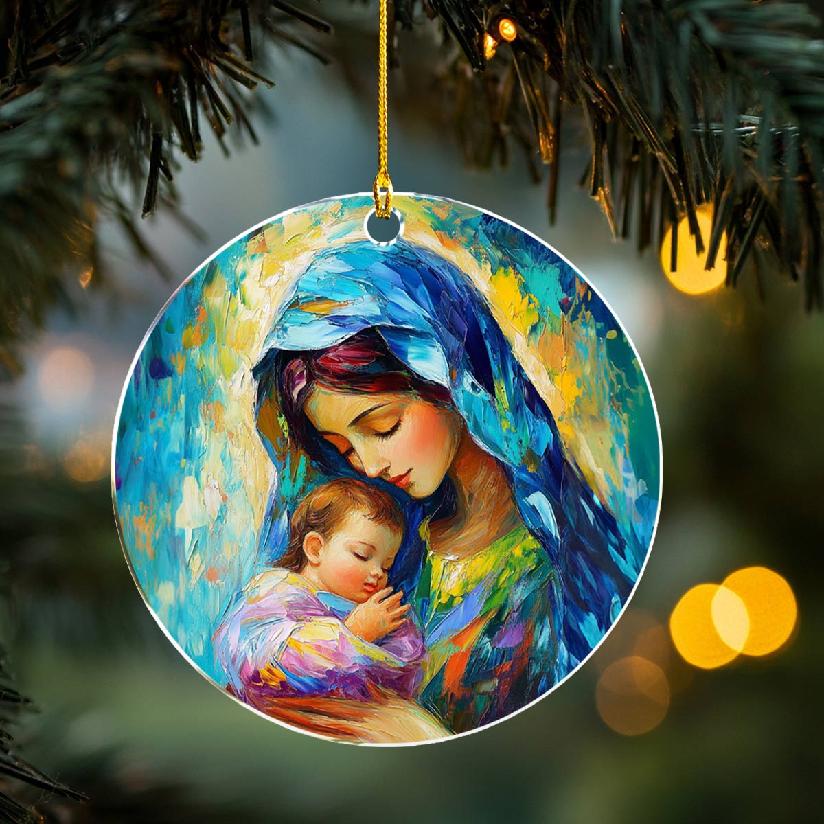 Shineful 2D Acrylic Ornament Blessed Art