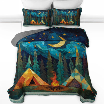 Shineful All Season Quilt 3-Piece Set - Night Sky Camping