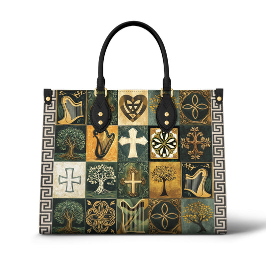 Sac en cuir brillant Celtic Heritage