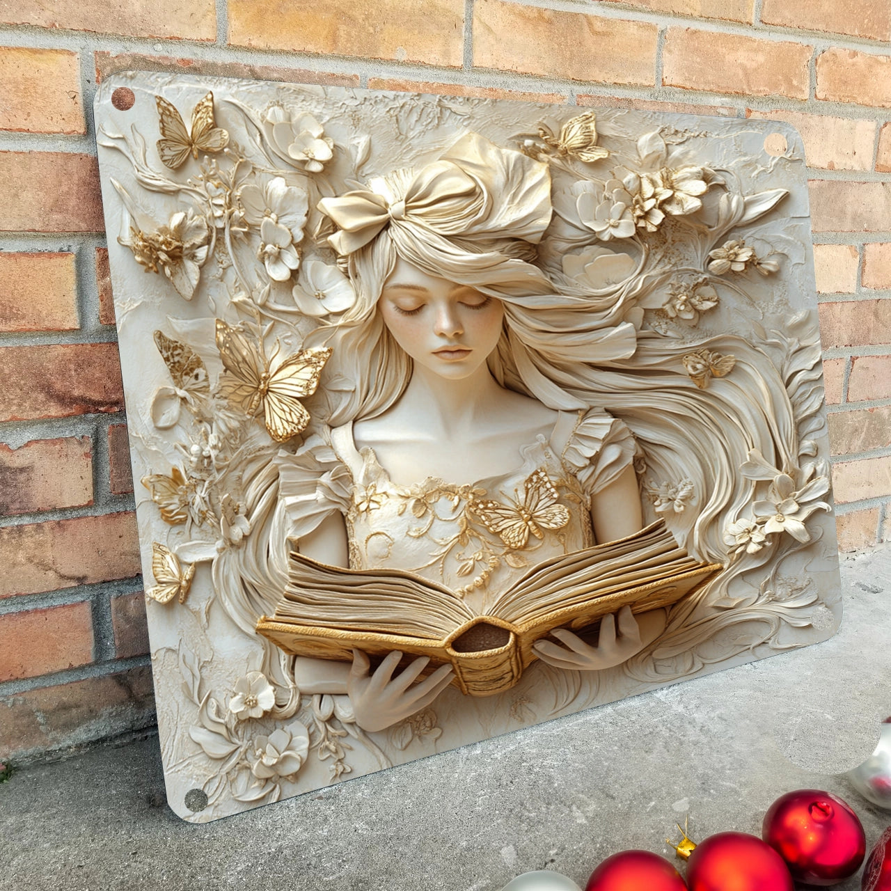 Shineful 2D Metal Sign Enchanted Reading Bliss