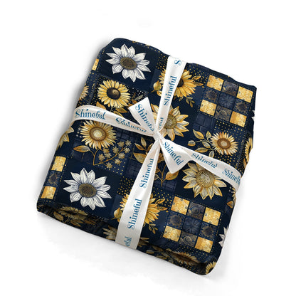 Shineful Fitted Sheet - Inelegance Sunflowers