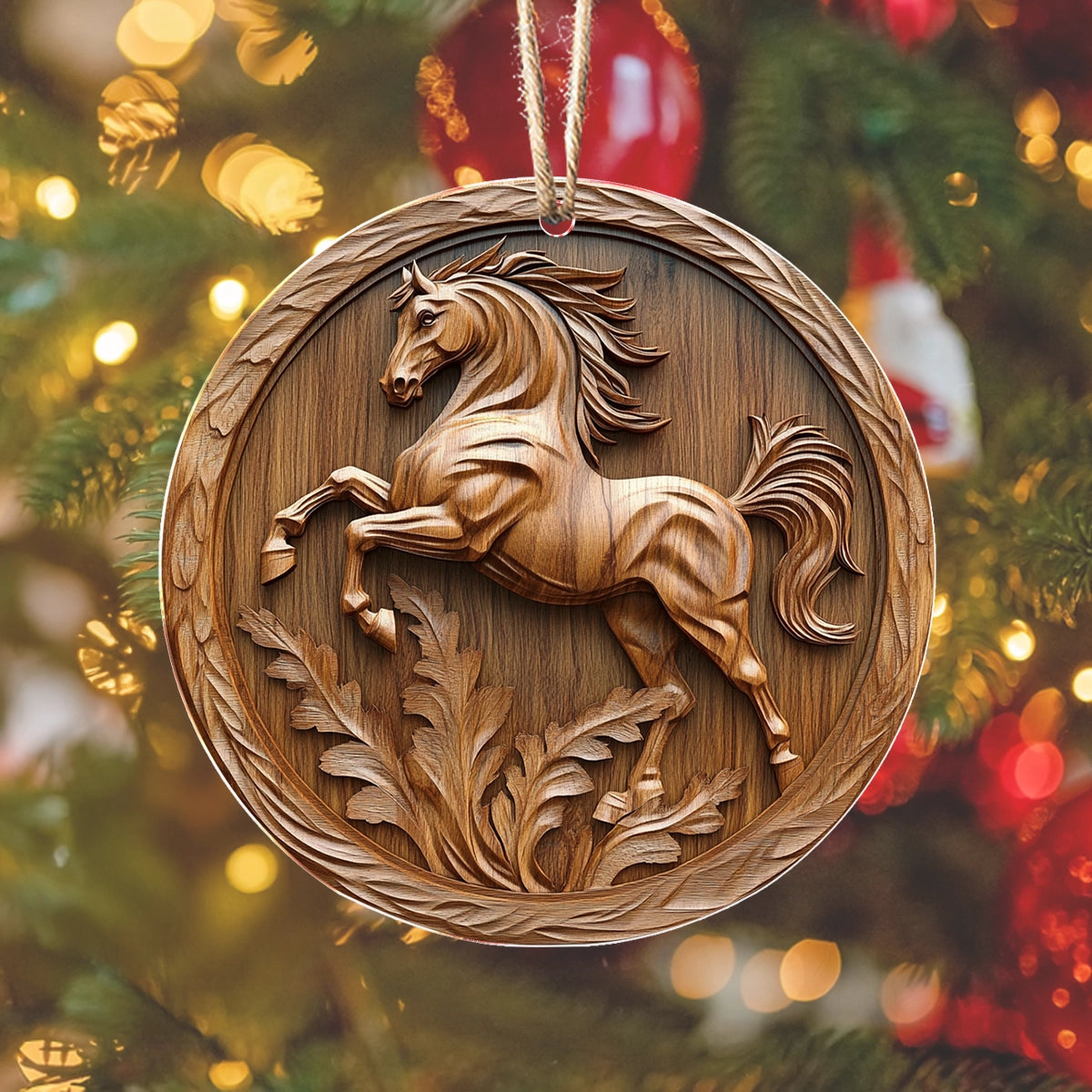 Shineful 2D Acrylic Ornament Galloping Grace Horse