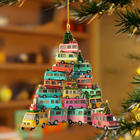 Shineful 2D Acrylic Ornament - Holiday Roadtrip