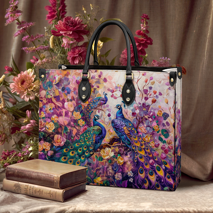 Shineful Leather Bag Majestic Peacock