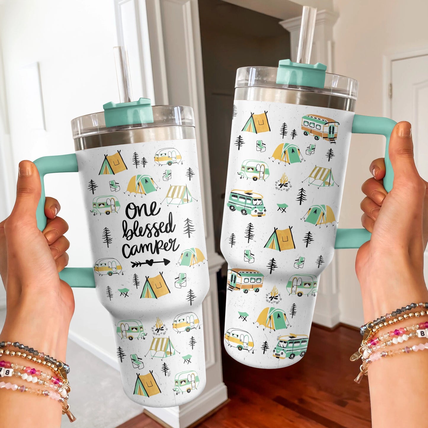 Bénédictions de la vie au camp Shineful Tumbler