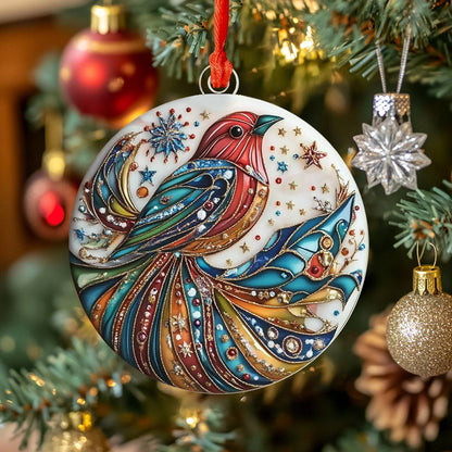 Shineful 2D Acrylic Ornament Colorful Bird