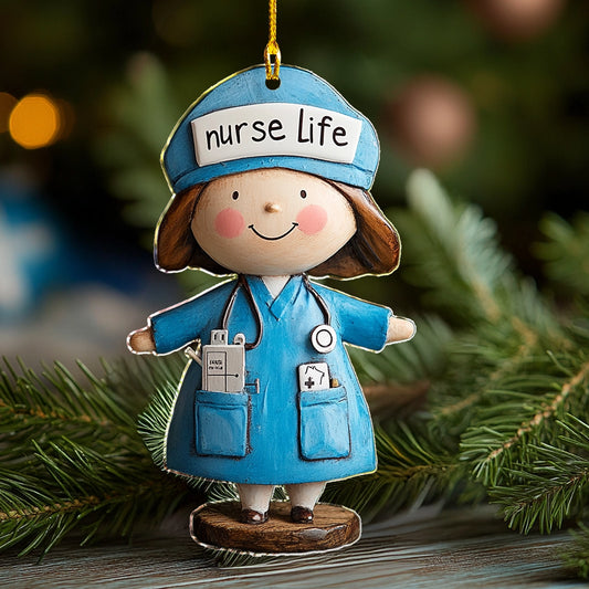 Shineful 2D Acrylic Ornament Cute Nurse Life