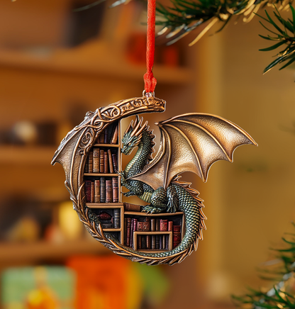 Shineful 2D Acrylic Ornament - The Enchanted Dragon Book