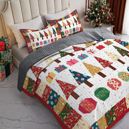 Shineful All Season Quilt 3-Piece Set Wonderful Christmas