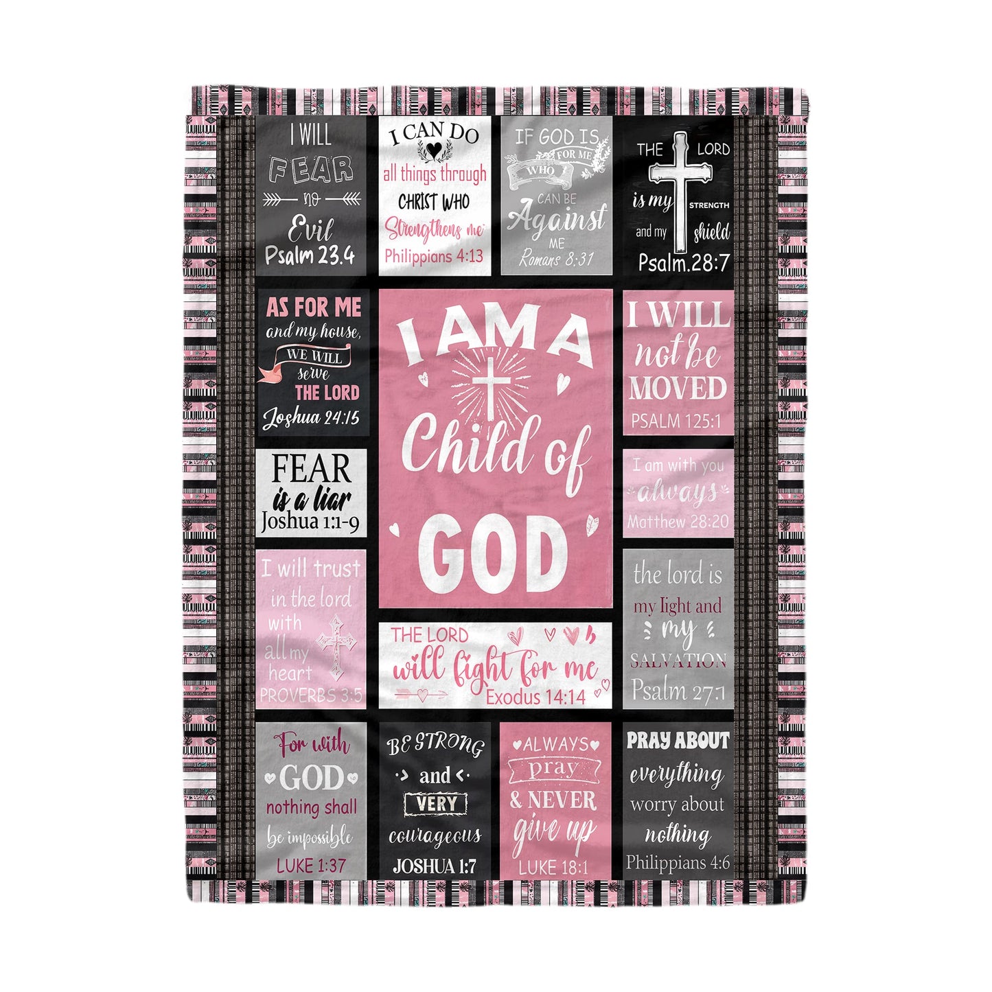 Shineful Fleece Blanket Child of God Inspirational