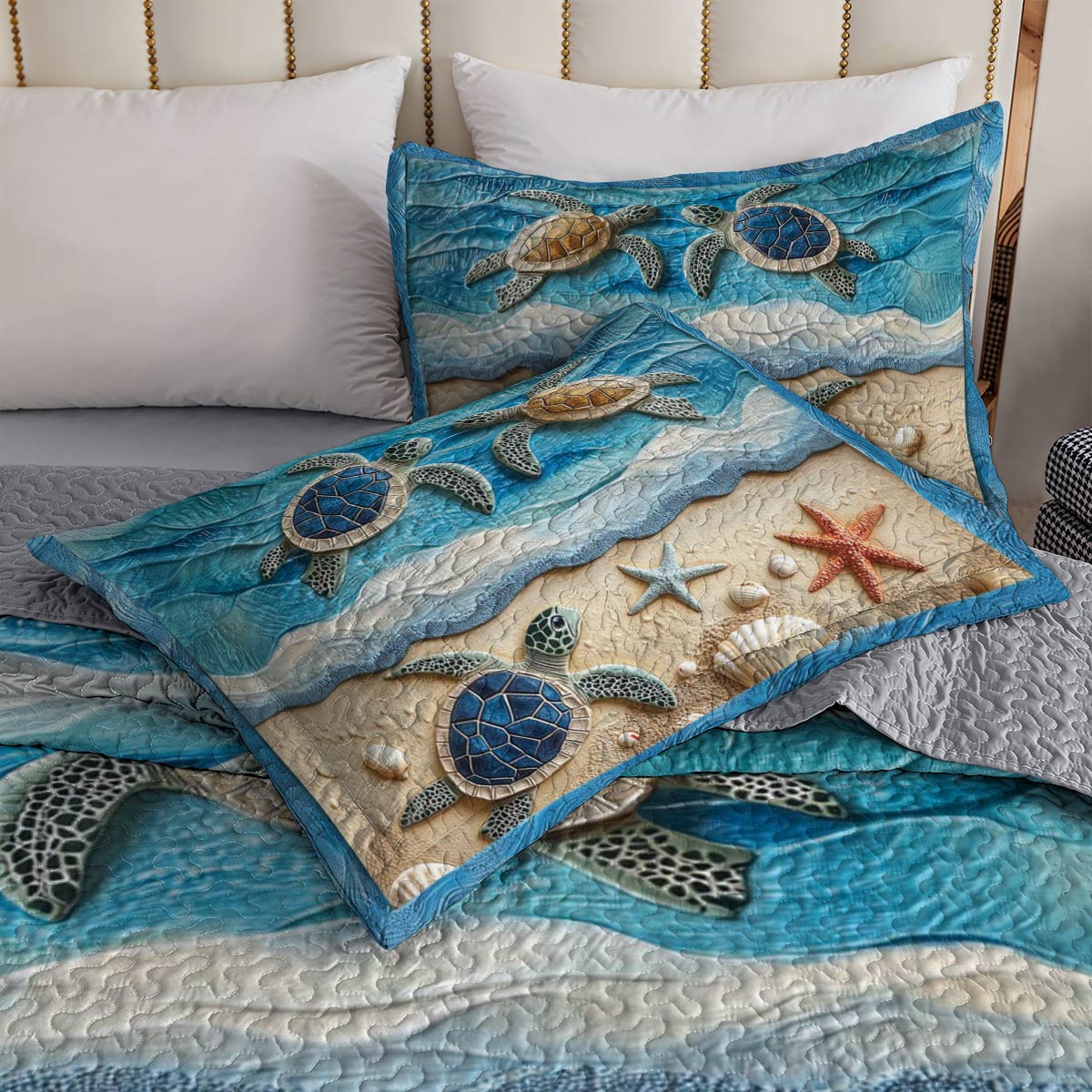 Shineful All Season Quilt 3-Piece Set Turtle Beach