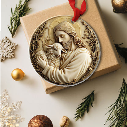 Shineful 2D Acrylic Ornament - Shepherd's Embrace