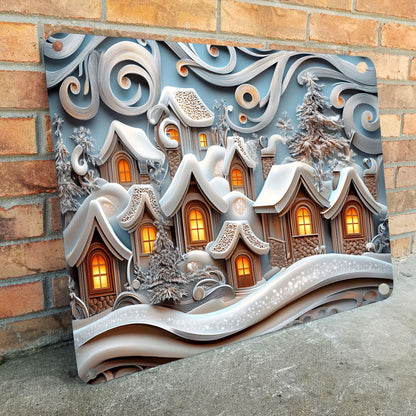 Shineful 2D Metal Sign Frosted Cottage