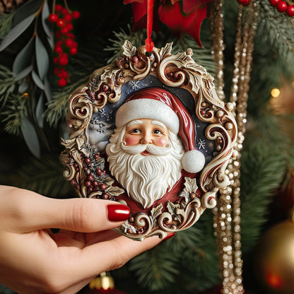 Shineful 2D Acrylic Ornament Christmas Blessings Santa