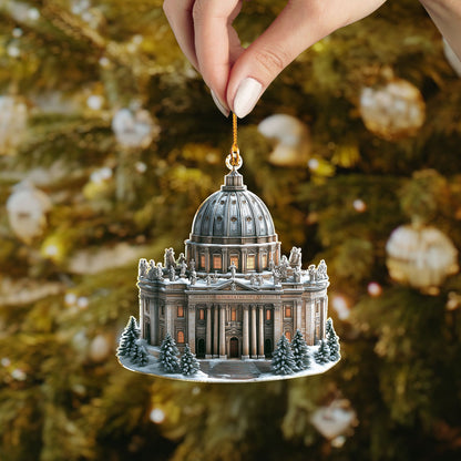 Shineful 2D Acrylic Ornament - Majestic St. Peter's Basilica