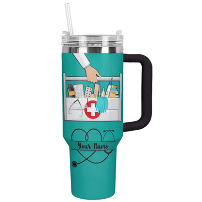 Nurse 40 Oz Shineful™ Tumbler Personalize Best Mn8 40Oz