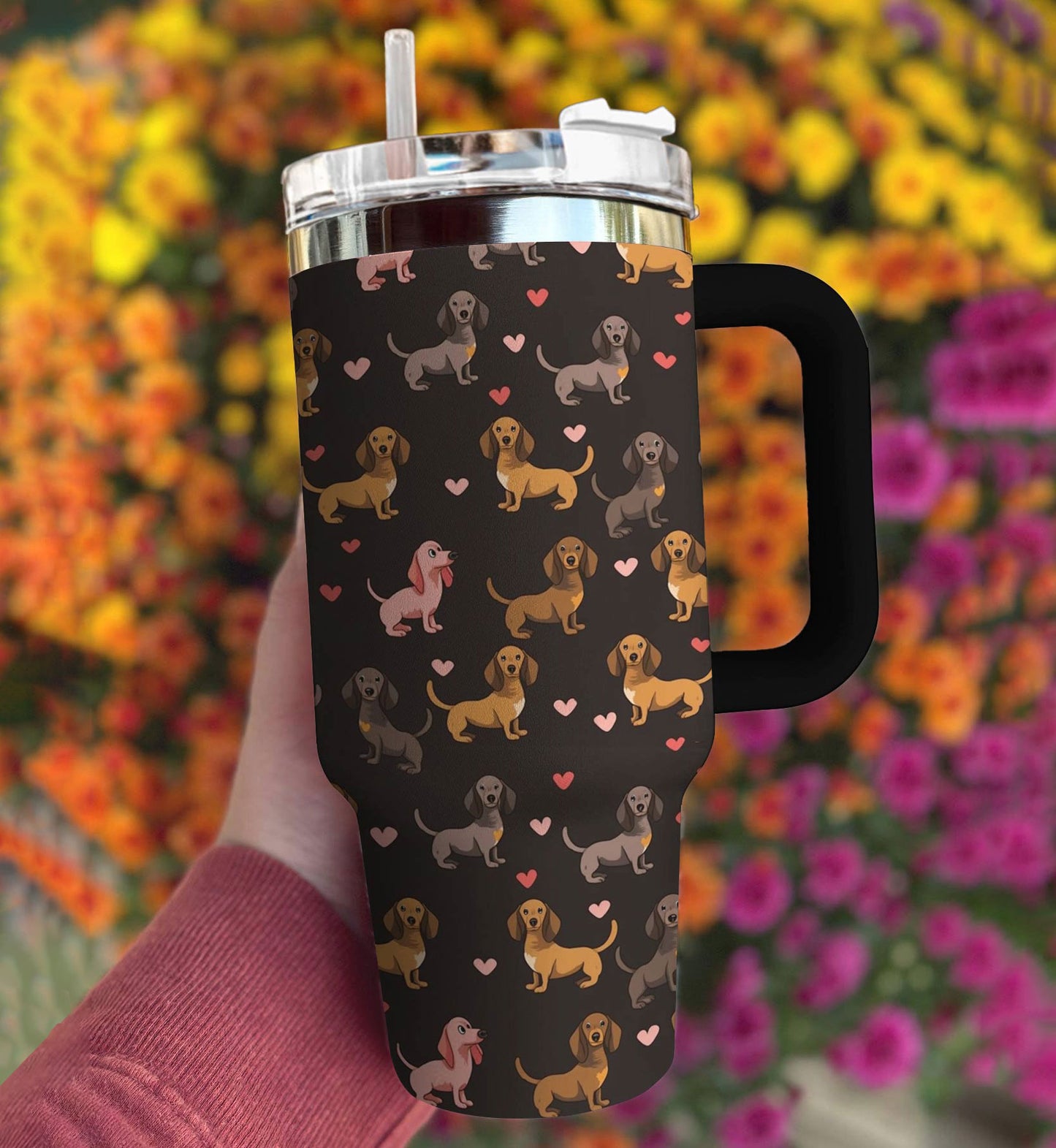 Shineful Tumbler Dog Lovely Dachshunds