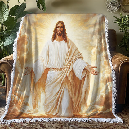 Shineful Woven Tapestry Throw Blanket Heaven's Embrace