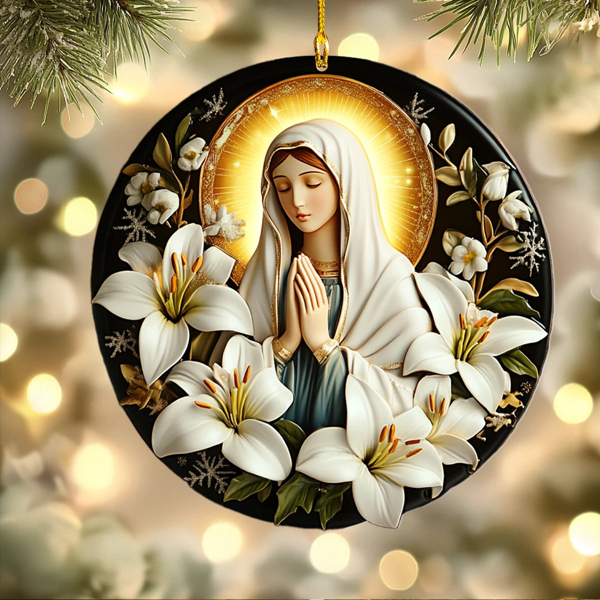 Shineful 2D Acrylic Ornament Blessed Virgin