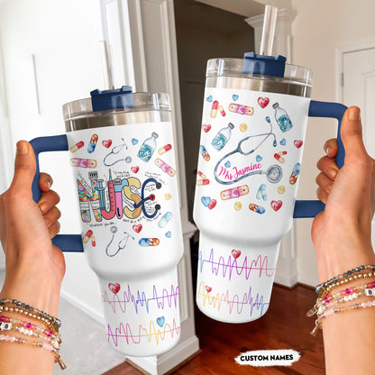 Shineful Tumbler Personalized Strength Nurse