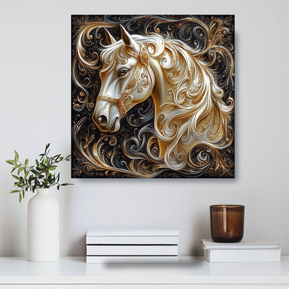 Shineful 2D Metal Sign Stunning Horse