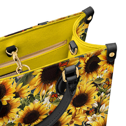 Shineful Leather Bag Shine Gorgeous Sunflower