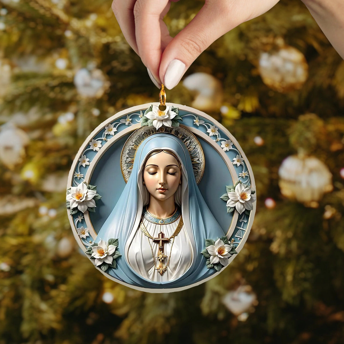 Shineful 2D Acrylic Ornament Holy Grace Virgin Mary