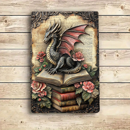 Shineful 2D Metal Sign Dragon's Tale