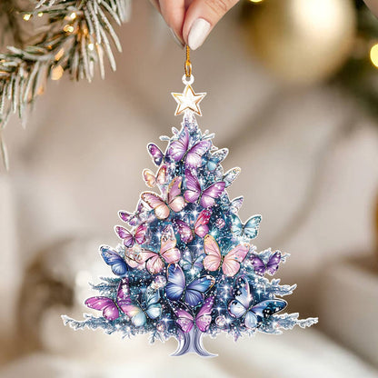 Shineful 2D Acrylic Ornament Butterfly Wonderland Christmas