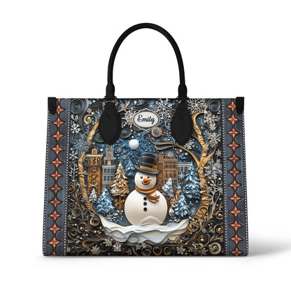 Shineful Leather Bag Frosty Night Cheer