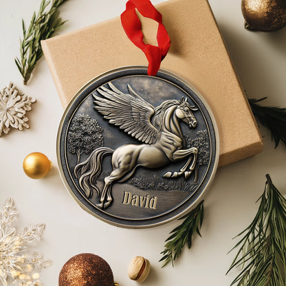 Shineful 2D Acrylic Ornament - Personalized Horse Majestic Pegasus