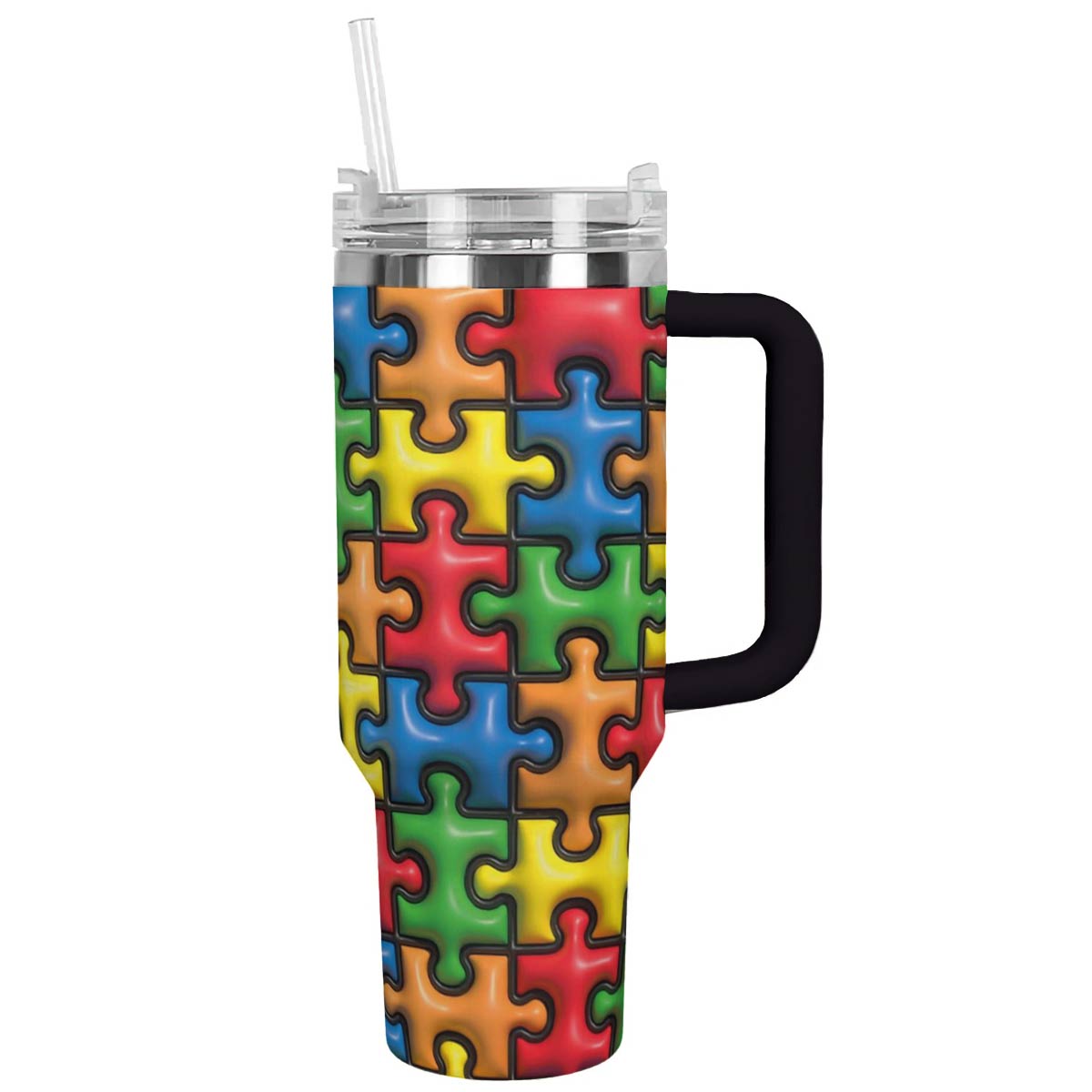 Shineful Tumbler 3D Puffy Autism Puzzle Lovely