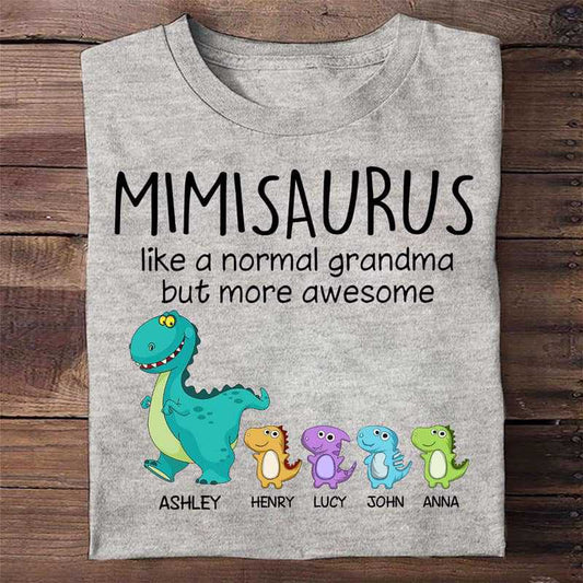 Shineful T-shirt Grandmasaurus And Kids Personalized Shirt