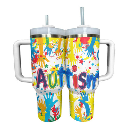 Shineful Tumbler Be Happy Autism