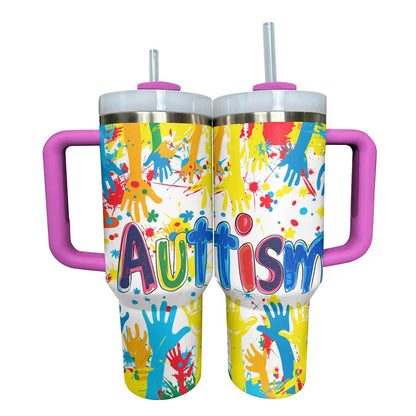 Shineful Tumbler Be Happy Autism