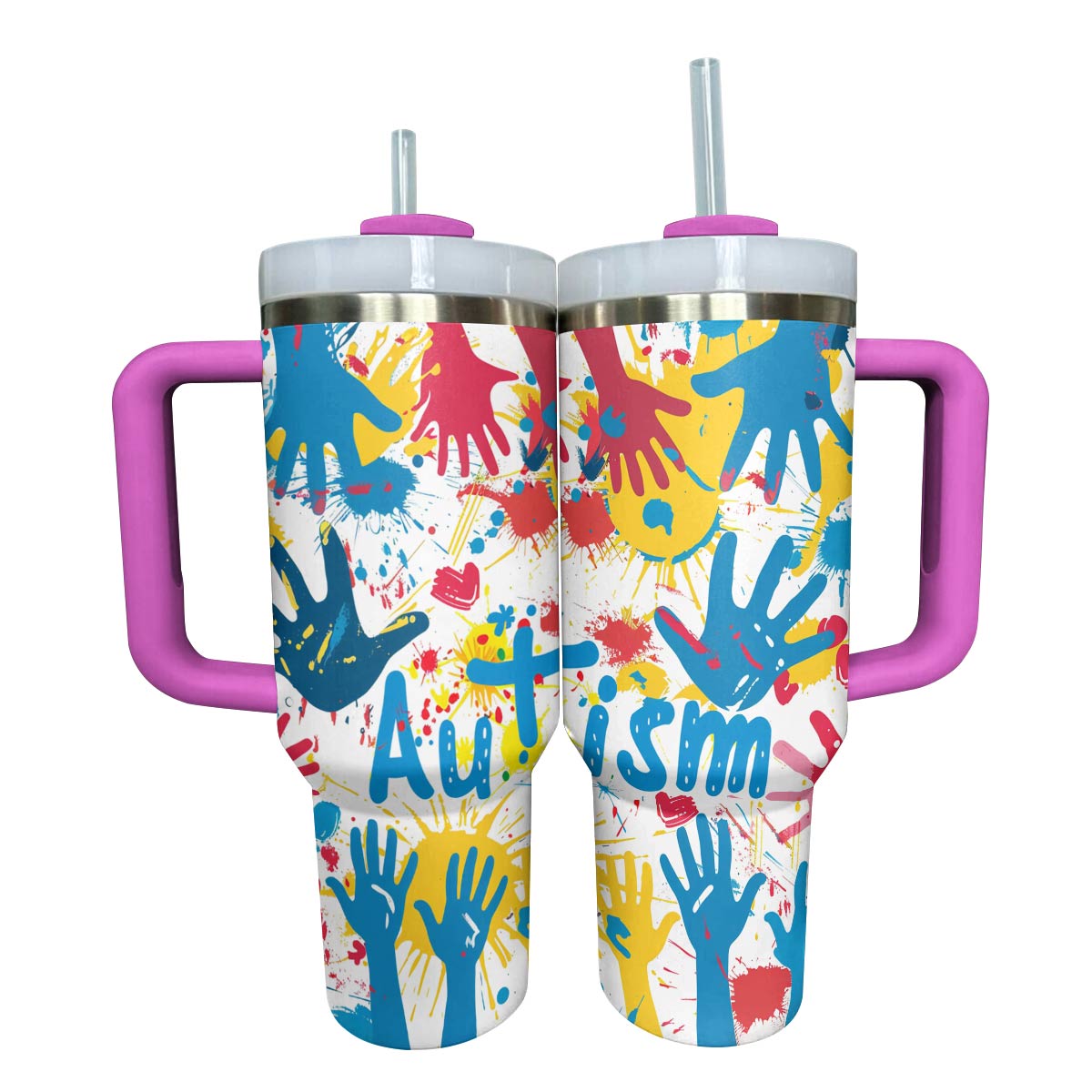 Shineful Tumbler Sky Blue Autism