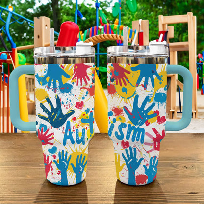 Shineful Tumbler Sky Blue Autism