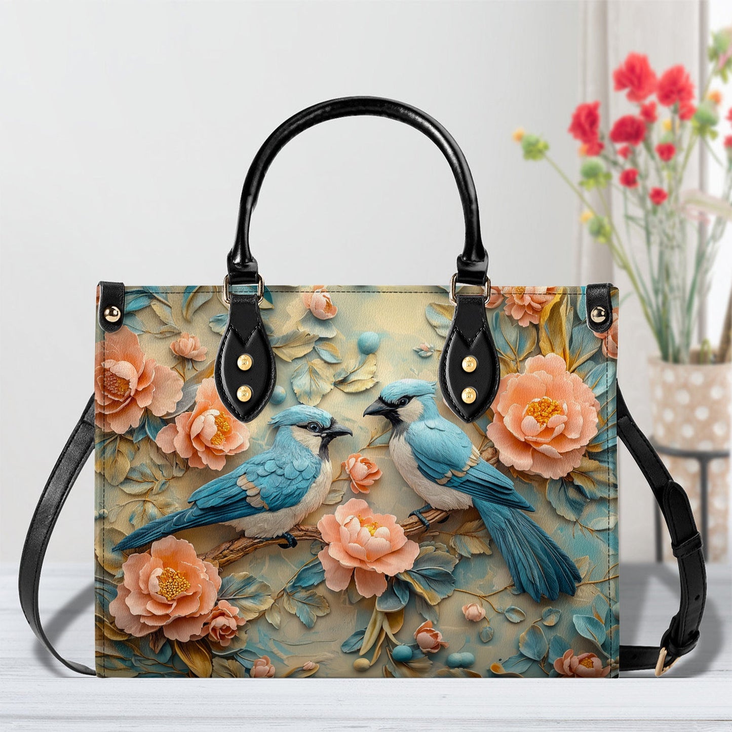 Shineful Leather Bag Bluebird Bliss