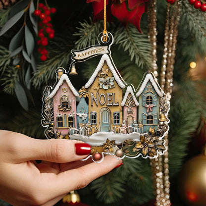 Shineful 2D Acrylic Ornament Happy Christmas